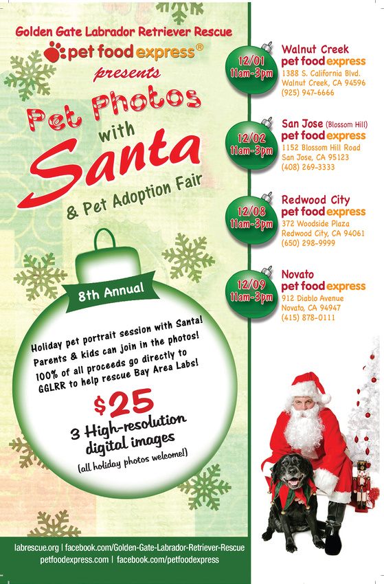 GGLRR Pet Photos with Santa